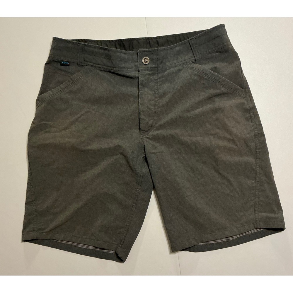 Kuhl Renegade Mens 36 Shorts Charcoal Gray Hiking Travel Quick Dry Technical